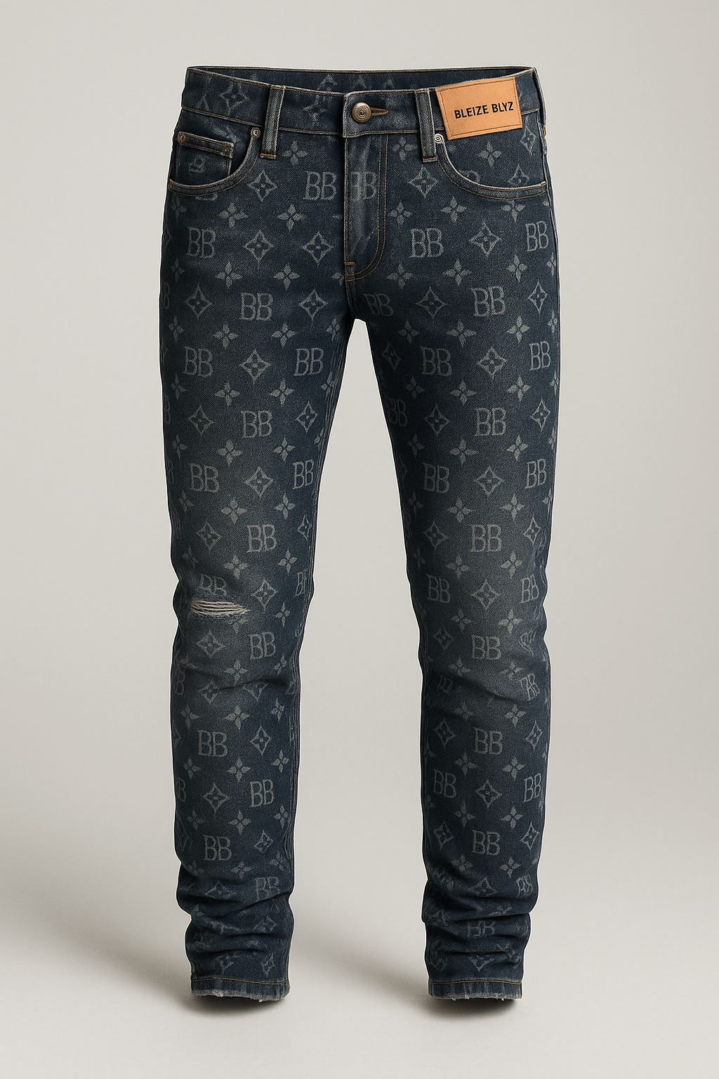 BleizeBlvd Monogram Denim – Midnight Wash - BleizeBlvd